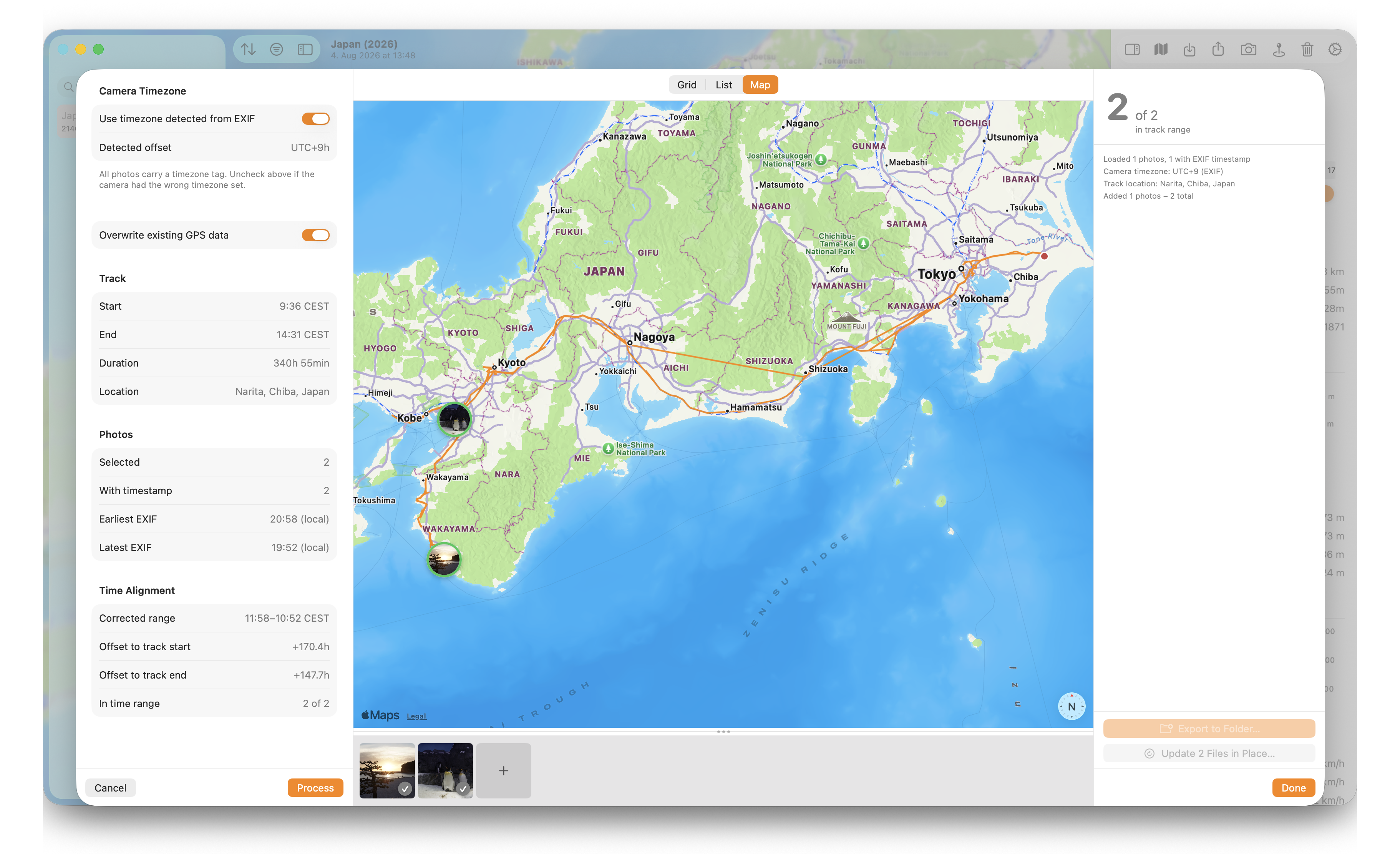Pathkeep for Mac – Geotagging